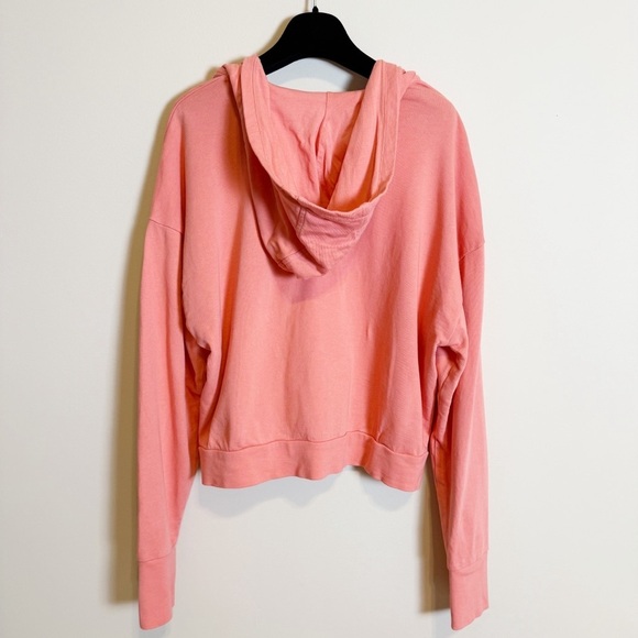 Sweaty Betty After Class Relaxed Pullover Hoodie In Warm Pink/orange Size 8-10 - Picture 8 of 9
